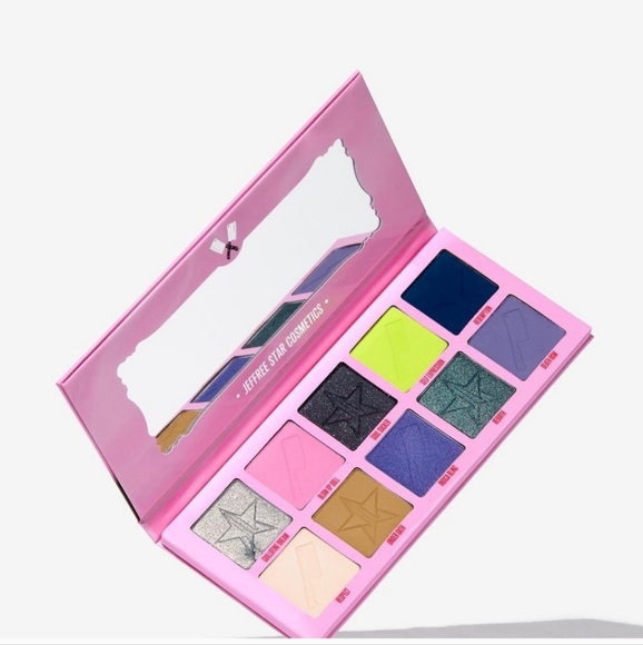 JEFFREE STAR BEAUTY KILLER 2 EYESHADOW PALETTE SMOKEY NEON 80s SHADES NEW - Picture 4 of 10